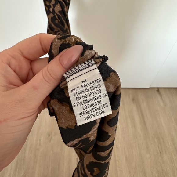 Leopard animal print maxi dress - Picture 4 of 4